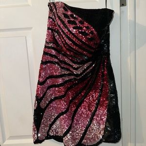 Retrofete butterfly sequin dress